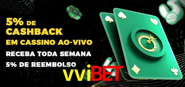 Promoções do cassino ao Vivo vvibet